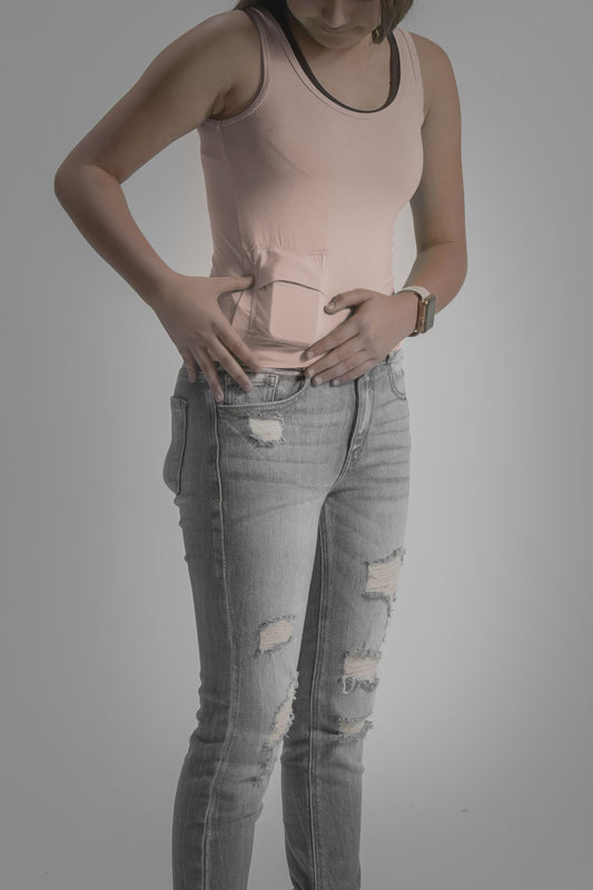 Women's Loungewear Scoop Neck Tank with Insulin Pump Pocket